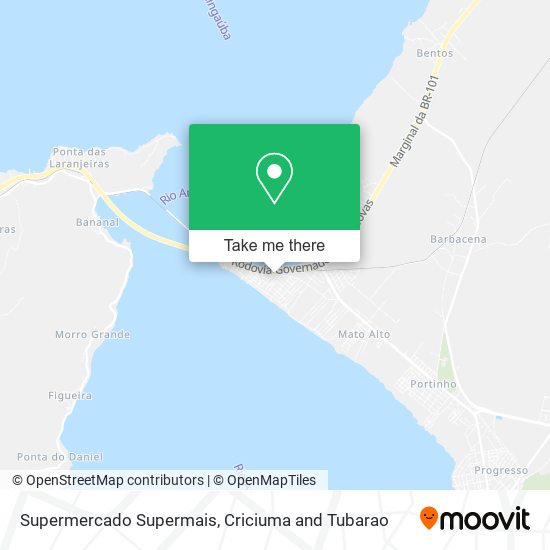 Supermercado Supermais map