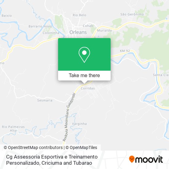 Cg Assessoria Esportiva e Treinamento Personalizado map