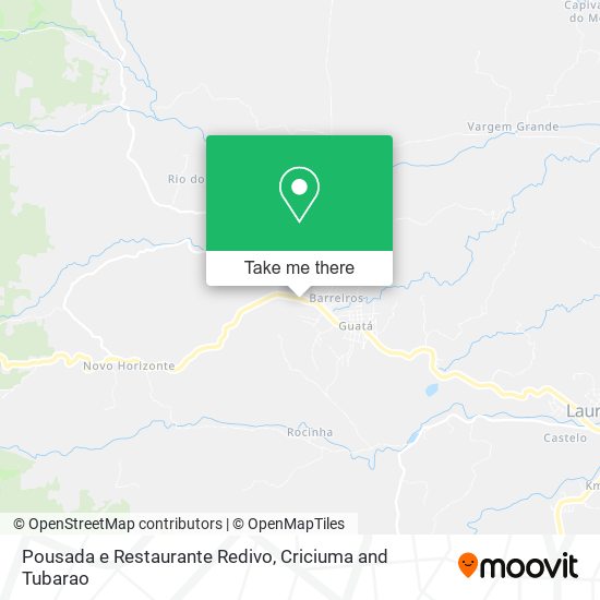 Pousada e Restaurante Redivo map