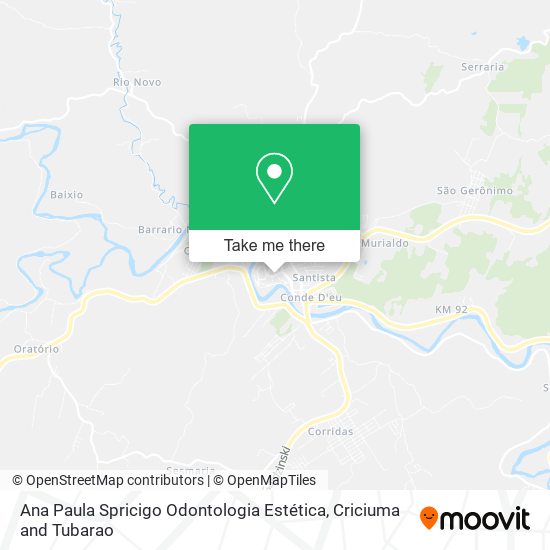 Ana Paula Spricigo Odontologia Estética map