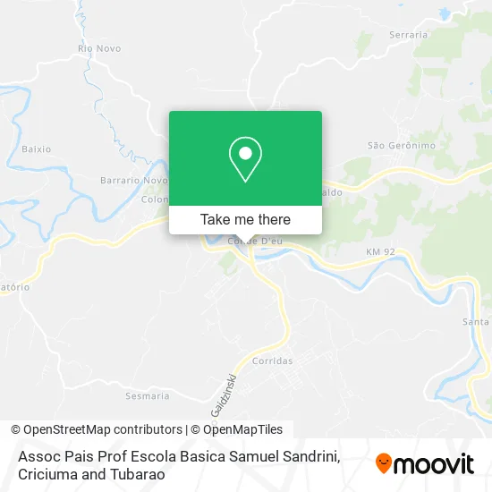 Assoc Pais Prof Escola Basica Samuel Sandrini map
