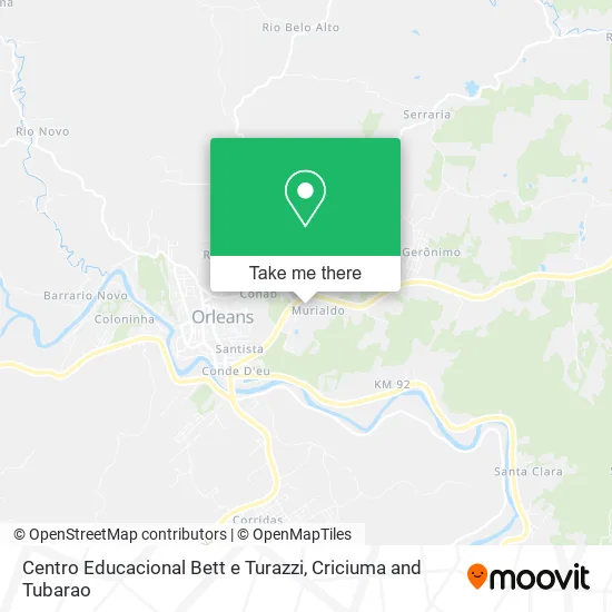 Centro Educacional Bett e Turazzi map
