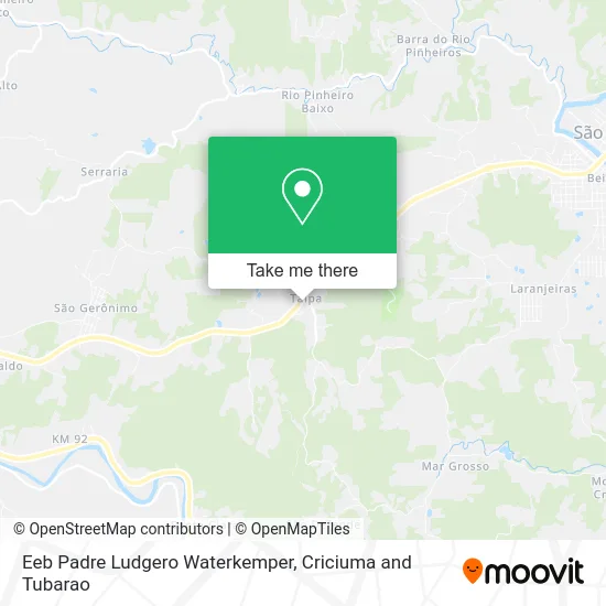 Eeb Padre Ludgero Waterkemper map