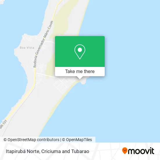 Itapirubá Norte map