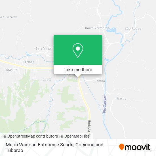 Maria Vaidosa Estetica e Saude map