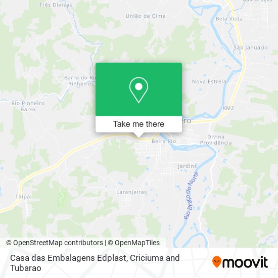 Casa das Embalagens Edplast map