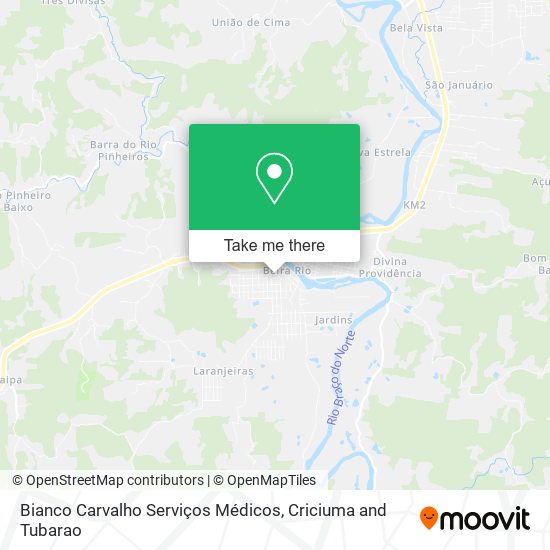 Bianco Carvalho Serviços Médicos map