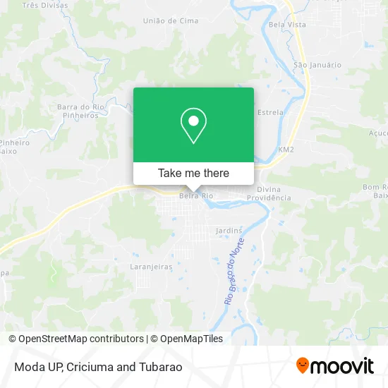 Moda UP map