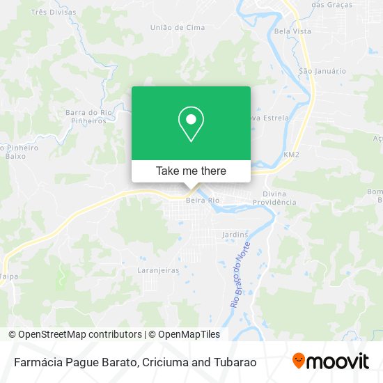 Farmácia Pague Barato map