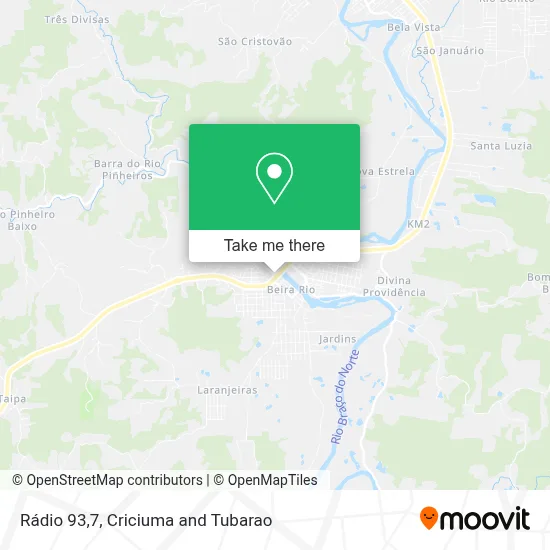 Rádio 93,7 map