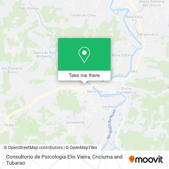 Consultorio de Psicologia Elis Vieira map