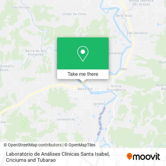 Laboratório de Análises Clínicas Santa Isabel map