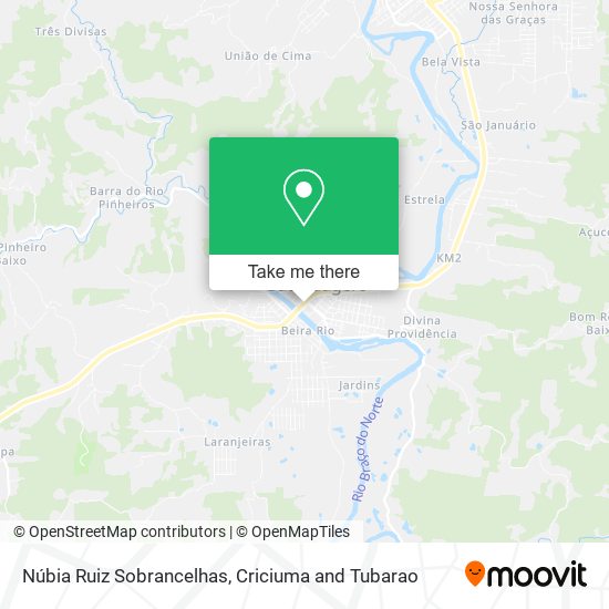 Núbia Ruiz Sobrancelhas map
