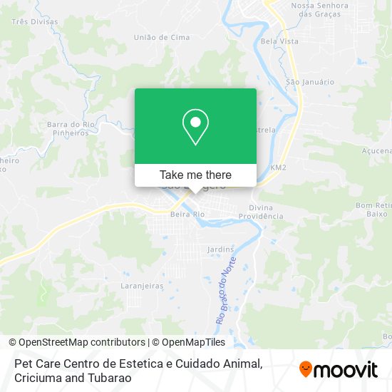 Pet Care Centro de Estetica e Cuidado Animal map