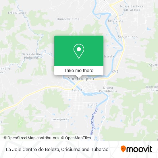 La Joie Centro de Beleza map