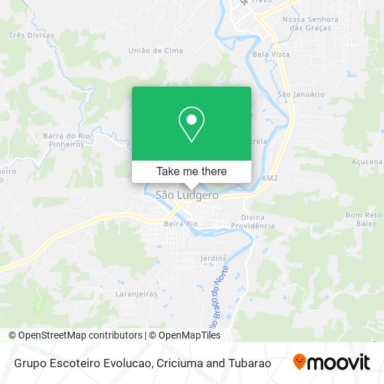 Grupo Escoteiro Evolucao map