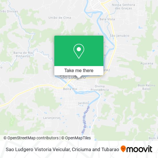 Sao Ludgero Vistoria Veicular map