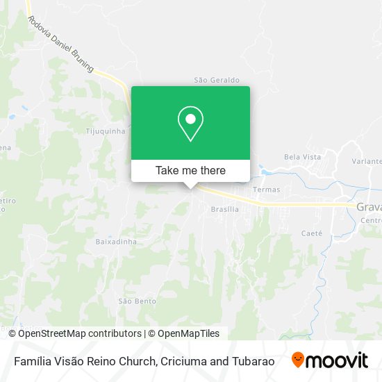 Família Visão Reino Church map