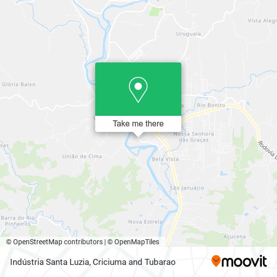 Indústria Santa Luzia map