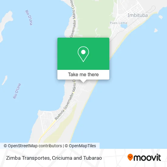 Zimba Transportes map
