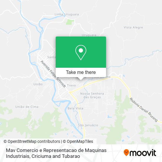 Mav Comercio e Representacao de Maquinas Industriais map