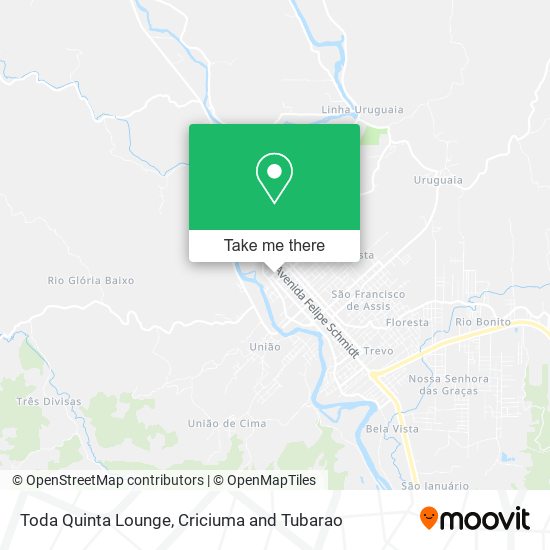 Mapa Toda Quinta Lounge