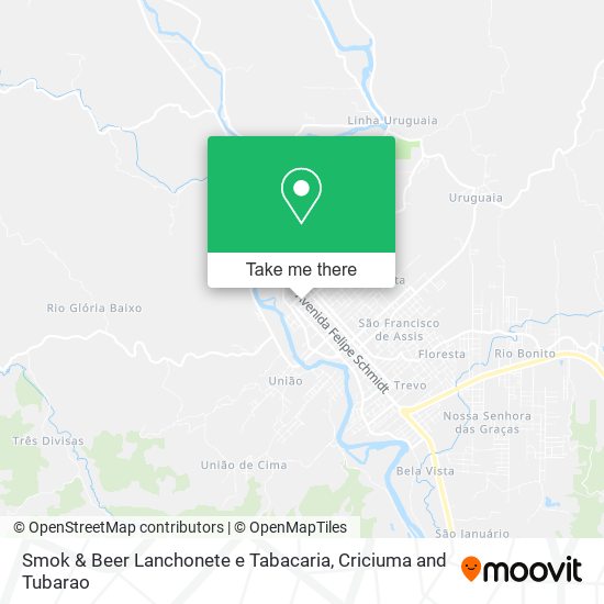 Smok & Beer Lanchonete e Tabacaria map