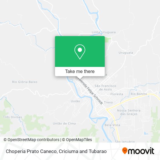 Choperia Prato Caneco map