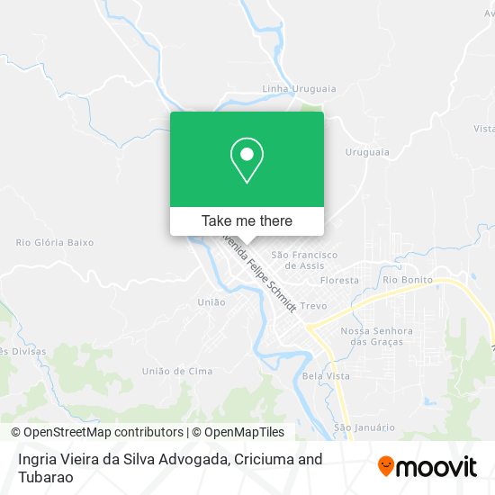 Ingria Vieira da Silva Advogada map