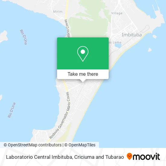 Laboratorio Central Imbituba map