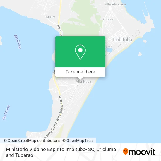 Ministerio Vida no Espírito Imbituba- SC map