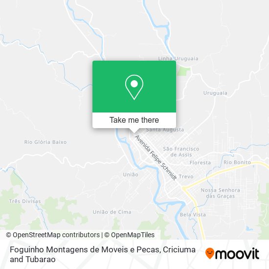 Foguinho Montagens de Moveis e Pecas map