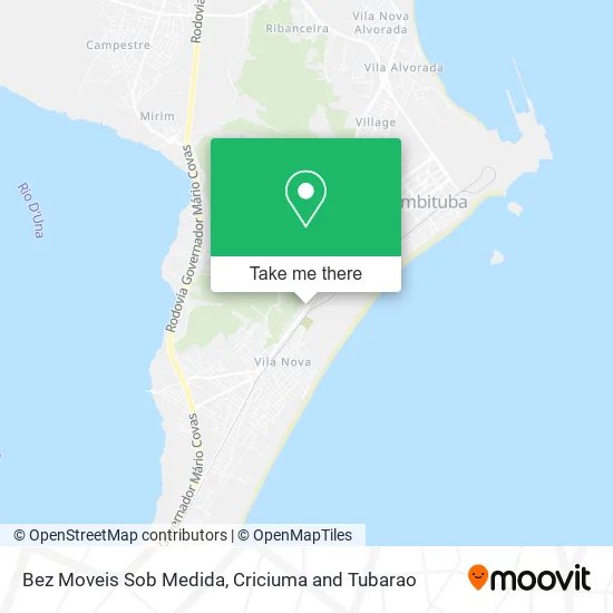 Bez Moveis Sob Medida map