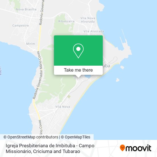 Igreja Presbiteriana de Imbituba - Campo Missionário map