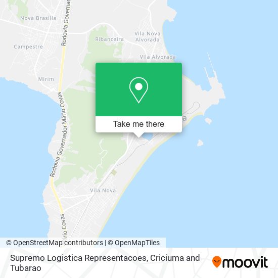 Supremo Logistica Representacoes map