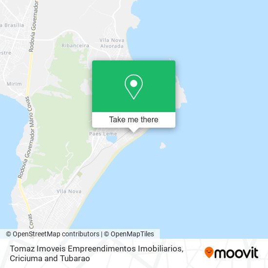 Tomaz Imoveis Empreendimentos Imobiliarios map