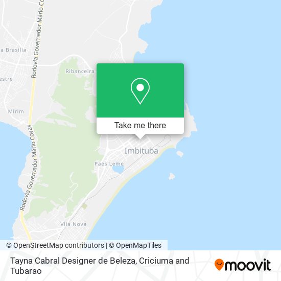 Tayna Cabral Designer de Beleza map