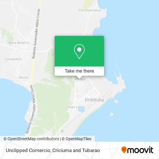 Unclipped Comercio map