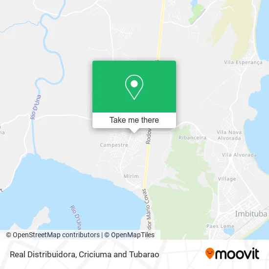 Real Distribuidora map
