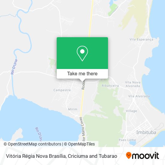 Vitória Régia Nova Brasília map