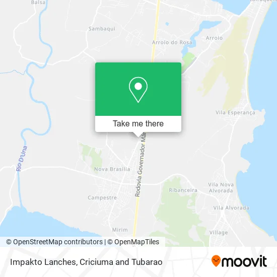 Impakto Lanches map