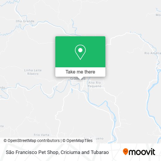 São Francisco Pet Shop map