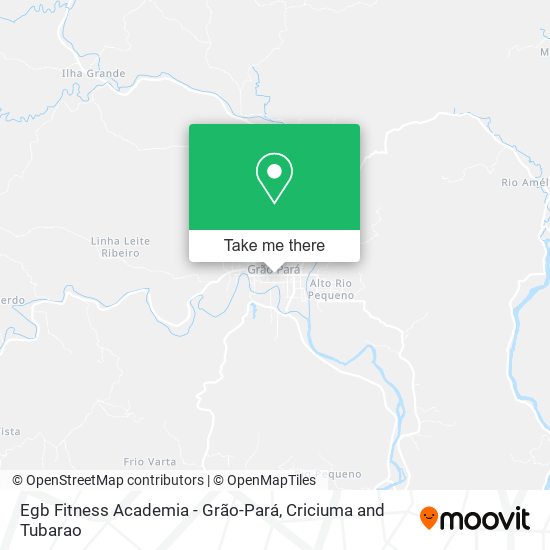 Egb Fitness Academia - Grão-Pará map