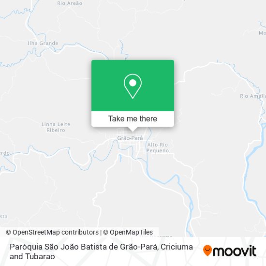 Paróquia São João Batista de Grão-Pará map