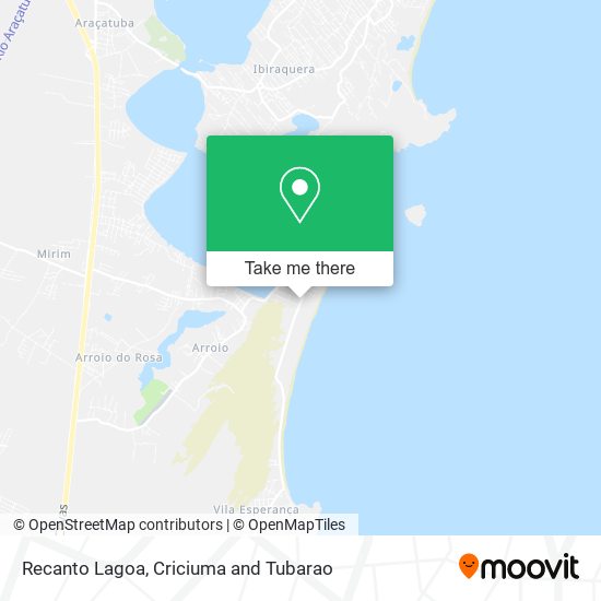 Recanto Lagoa map