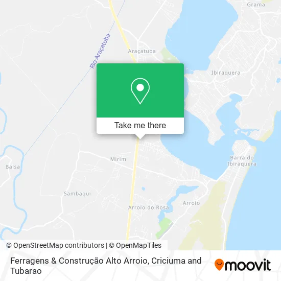 Ferragens & Construção Alto Arroio map