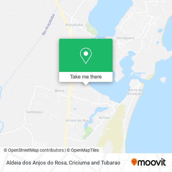 Aldeia dos Anjos do Rosa map