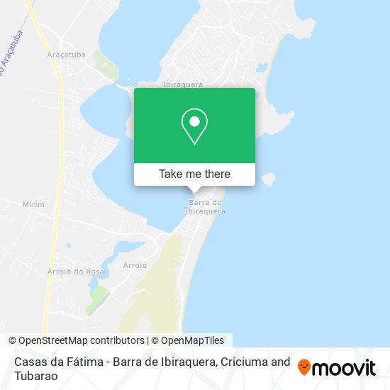 Casas da Fátima - Barra de Ibiraquera map