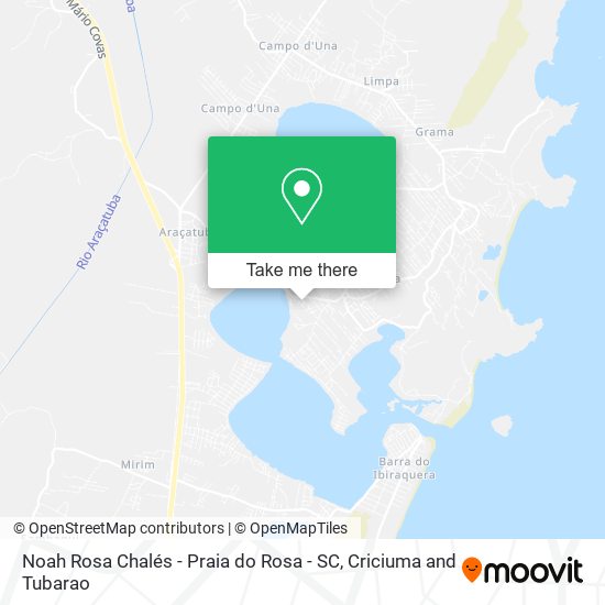 Noah Rosa Chalés - Praia do Rosa - SC map