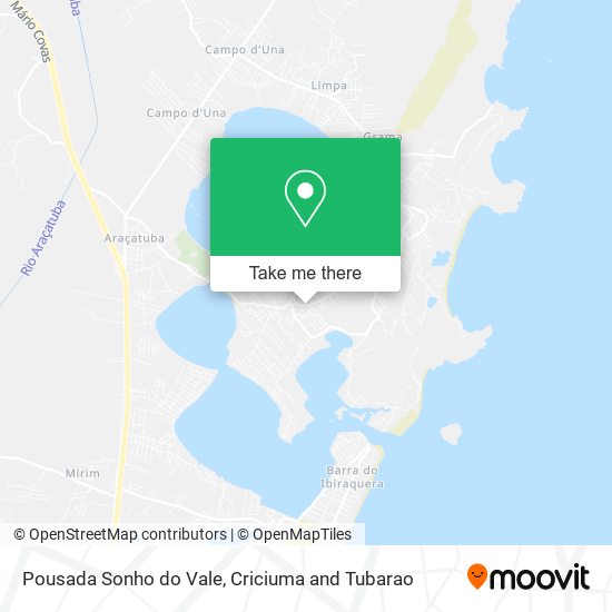 Pousada Sonho do Vale map